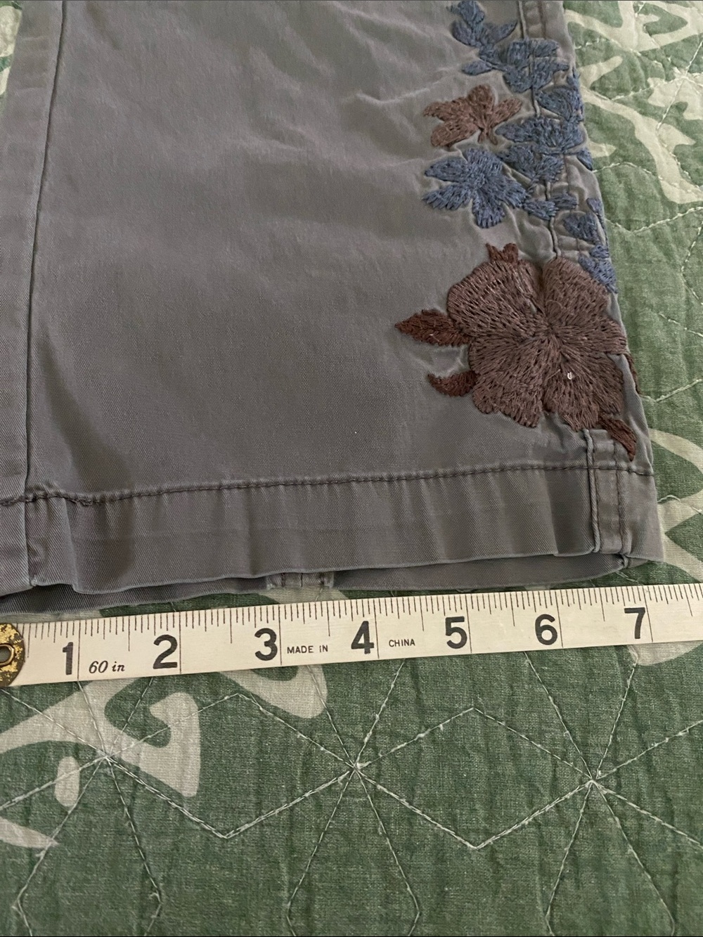 Sundance Embroidered Cargo Pants - Picture 8 of 9